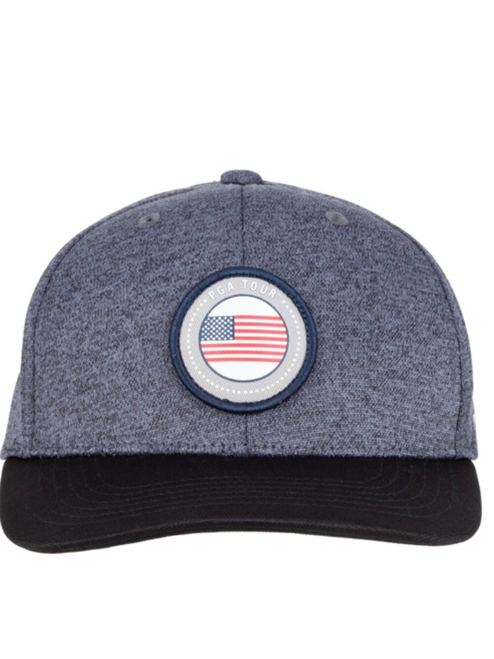 PGA TOUR Golf American Flag Heather Gray Baseball Cap (NWT)